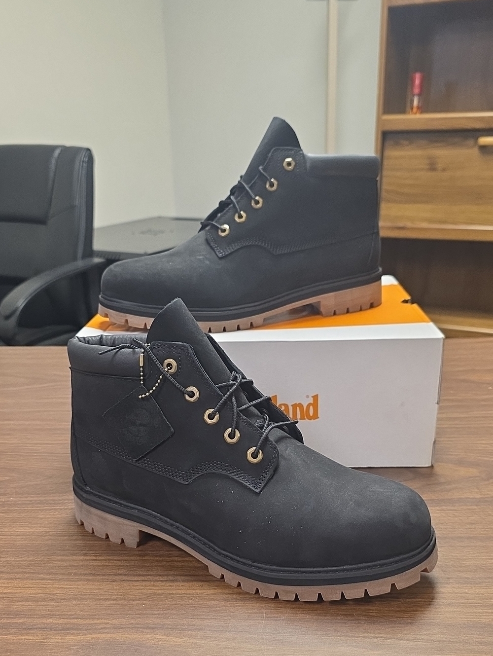 Timberland 5/8 Chukka Rockaway Waterproof  Black TB0A6F85W05 Men's 11.5 NEW